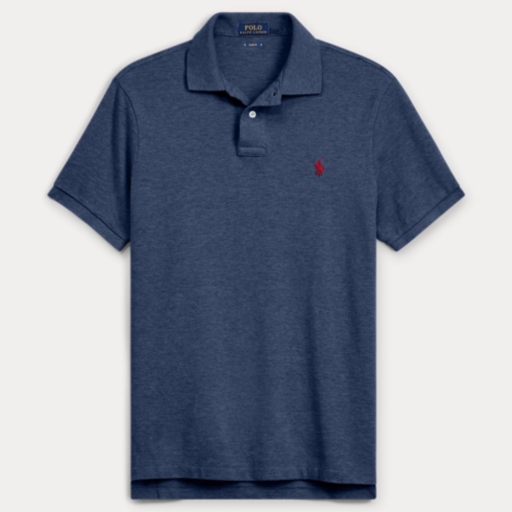 POLO RALPH LAUREN - Slim Fit Mesh Polo Shirt - Picture 1 of 2